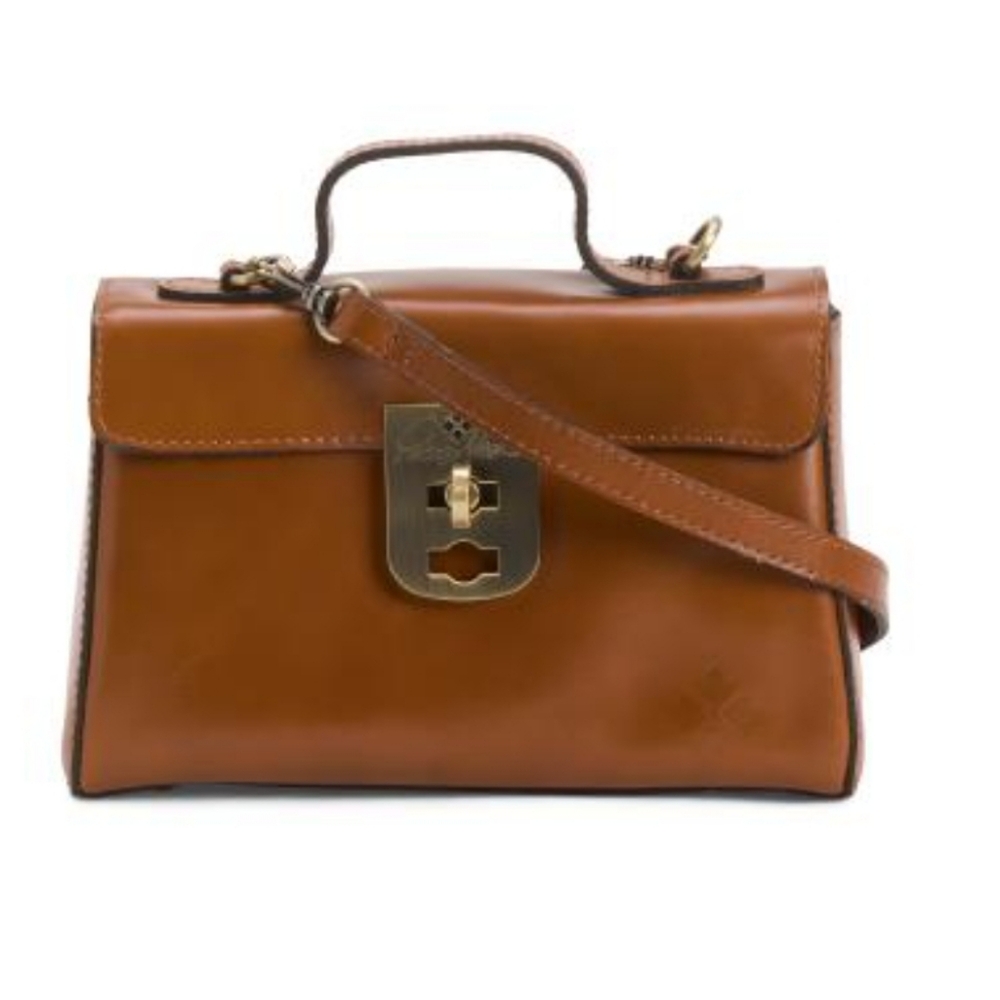 Patricia Nash Carisbrooke Crossbody With  Twist Lock Closure